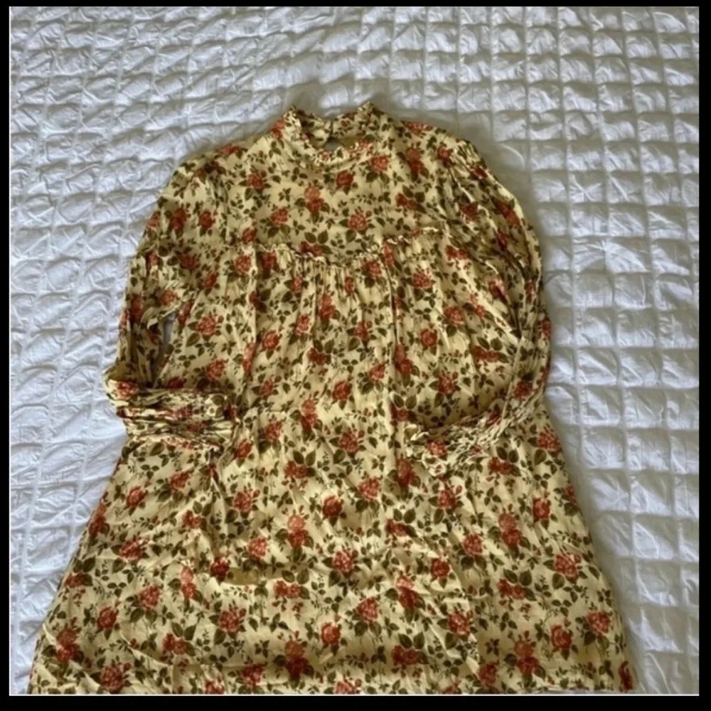 Reformation Jourdan Floral boho mini dress